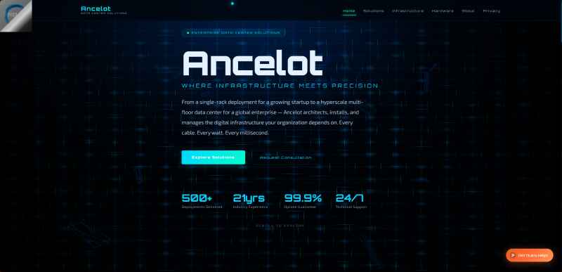 Ancelot — Official Website hero image