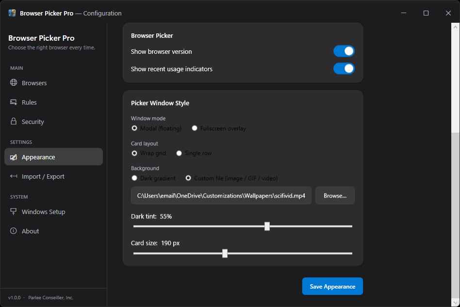 Browser Picker Pro — screenshot 6