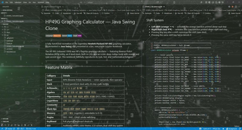 HP49G Calculator Clone — screenshot 1