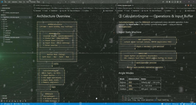 HP49G Calculator Clone — screenshot 2