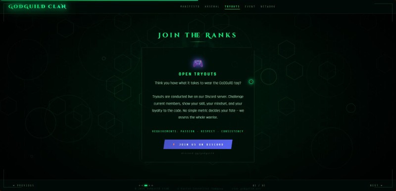 GoDGuilD ClaN Website — screenshot 3