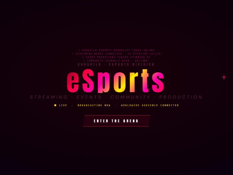 Cover of GoDGuilD eSports Website