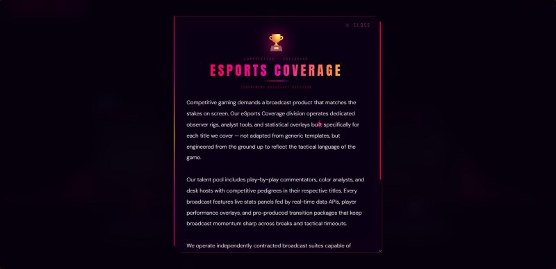 GoDGuilD eSports Website — screenshot 3