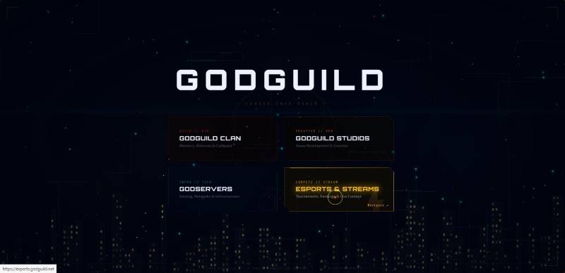 GoDGuilD Main Website — screenshot 2