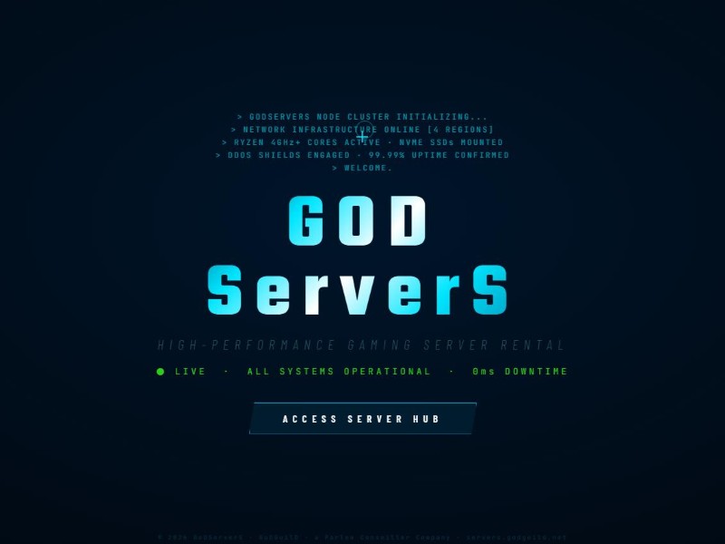 Cover of GoDServerS Website