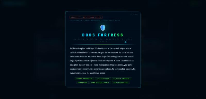 GoDServerS Website — screenshot 5