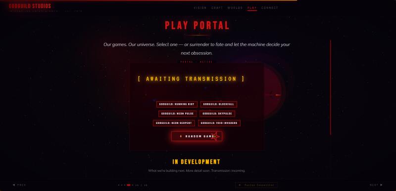 GoDGuilD StudioS Website — screenshot 1