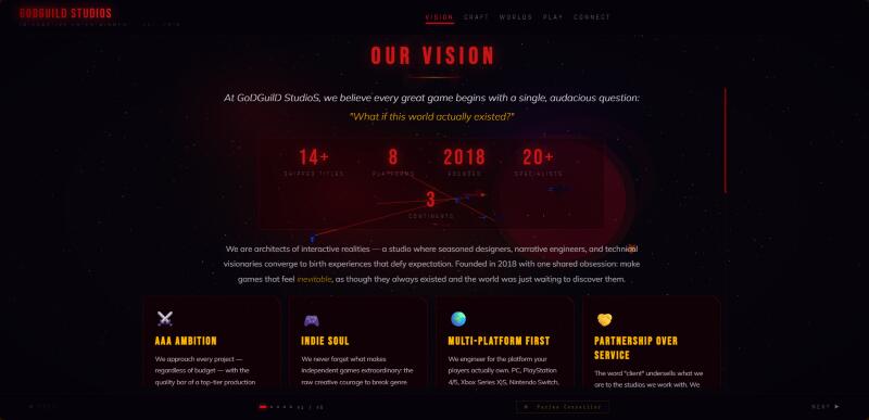 GoDGuilD StudioS Website — screenshot 3