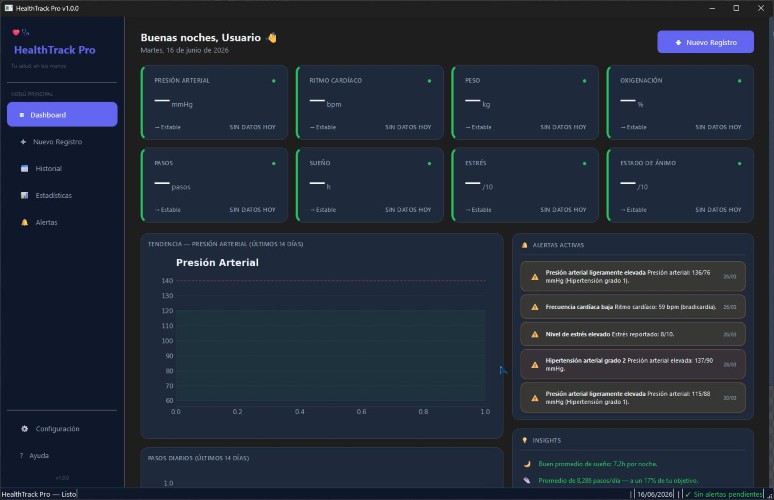 HealthTrack Pro hero image