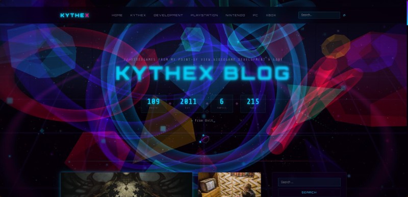 KythexNeon — WordPress Theme — screenshot 2