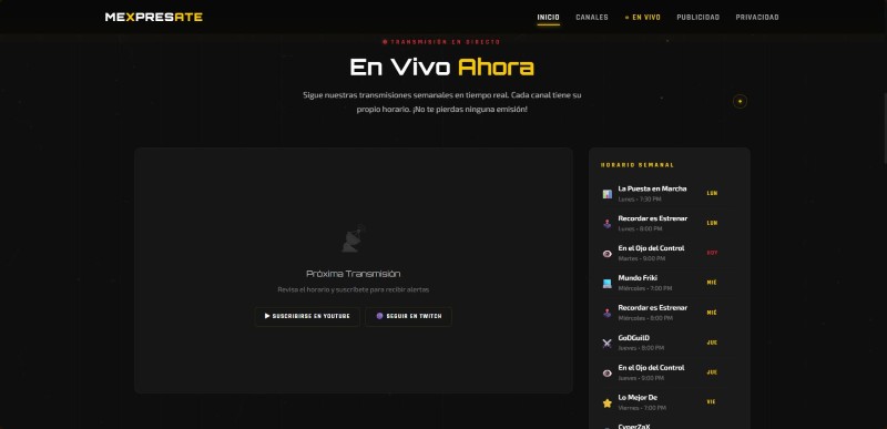 MeXPresate — Online TV Platform — screenshot 5