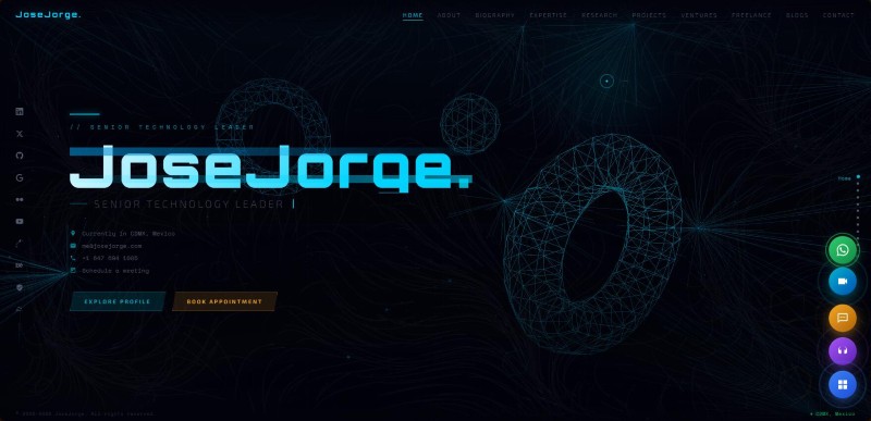 josejorge.com — Personal Portfolio hero image