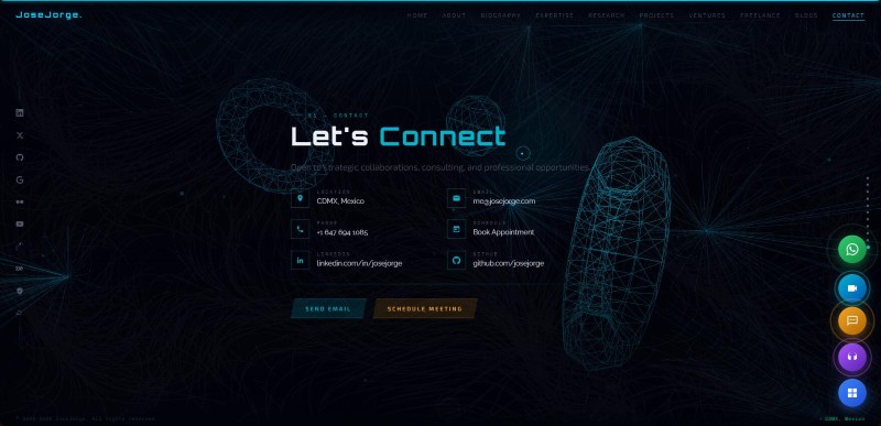 josejorge.com — Personal Portfolio — screenshot 4
