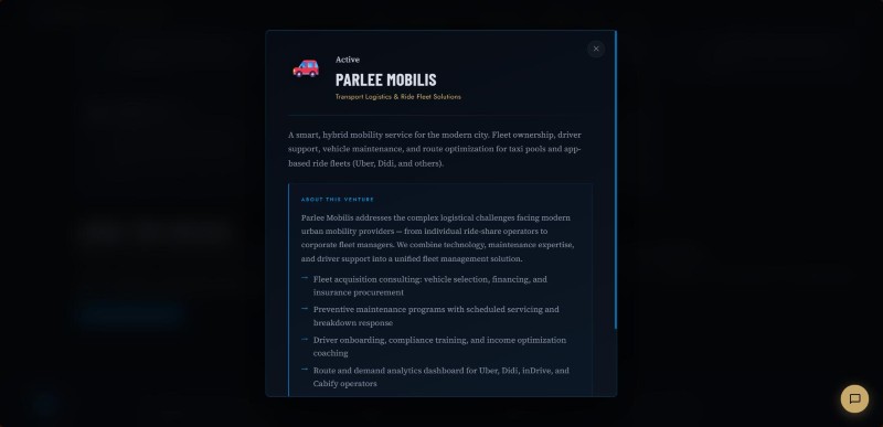 Parlee Conseiller — Corporate Website — screenshot 2