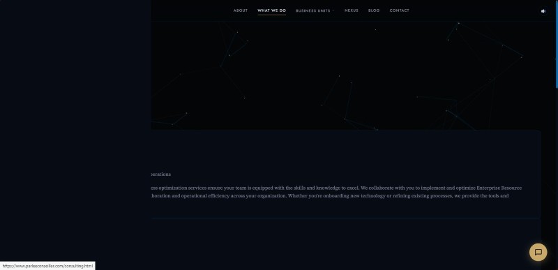 Parlee Conseiller — Corporate Website — screenshot 4