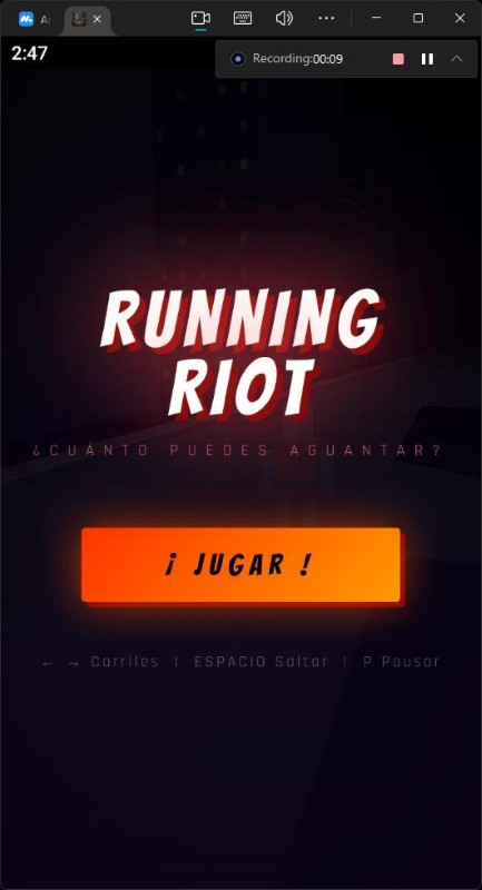 Running Riot — screenshot 2