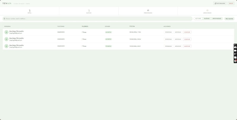 TENAIN Platform — screenshot 1