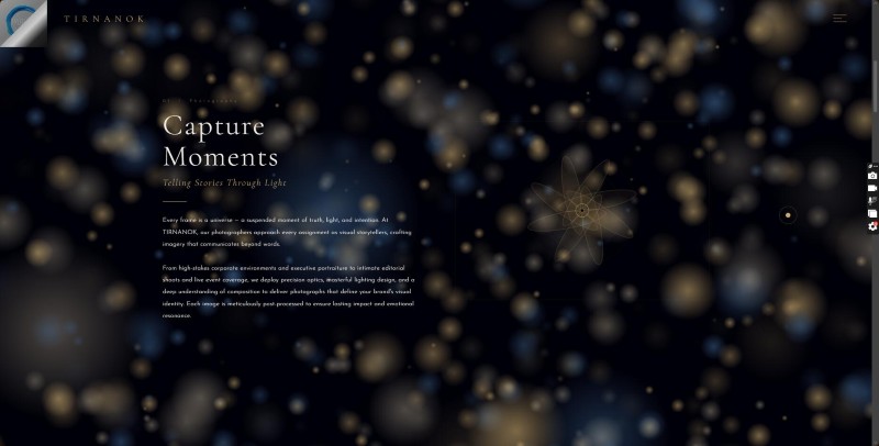 TIRNANOK — Multimedia Website — screenshot 3