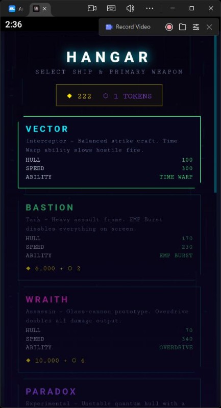 ZERO ASCENT Web — screenshot 2