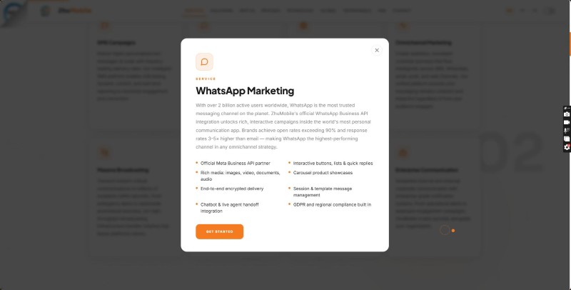 ZhuMobile — Corporate Website — screenshot 2
