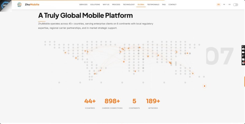 ZhuMobile — Corporate Website — screenshot 3