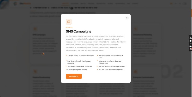 ZhuMobile — Corporate Website — screenshot 6